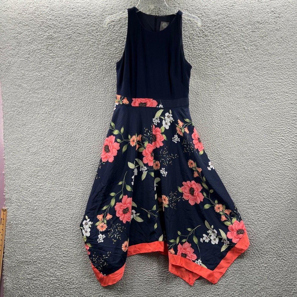 Womens Floral Handkerchief Dress 6 Romantic Feminine Boho Resort Wedding Guest